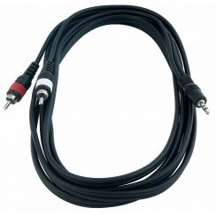 CABLE RCA MINI PLUG STEREO ROCK CABLE RCL20904D4 3MT